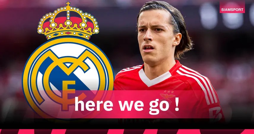 เรอัล มาดริด คว้า อัลบาโร การ์เรราส เสริมแบ็กซ้าย ค่าตัว 1,900 ล้านจากเบนฟิก้า